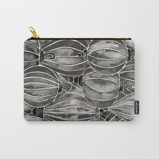 Black Vietnamese Lanterns Carry-All Pouch