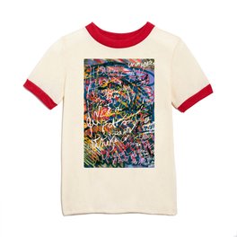 Graffiti Pop Art Writings Music by Emmanuel Signorino Kids T Shirt