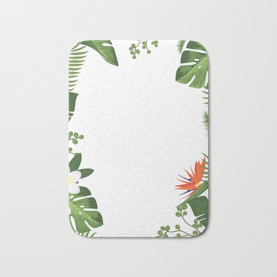 Nature flower 4 Bath Mat