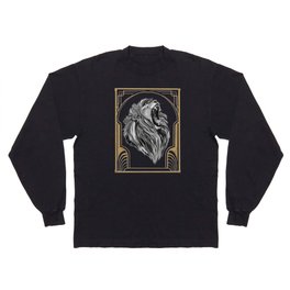 Deco Art 20's Roaring Lion Long Sleeve T-shirt