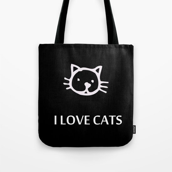 I LOVE CATS Tote Bag