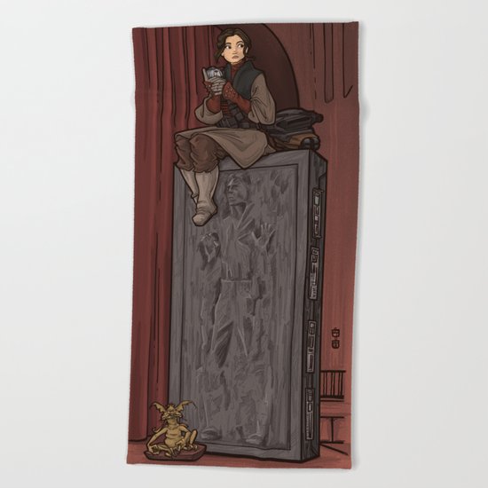 ....to find a way out! Beach Towel