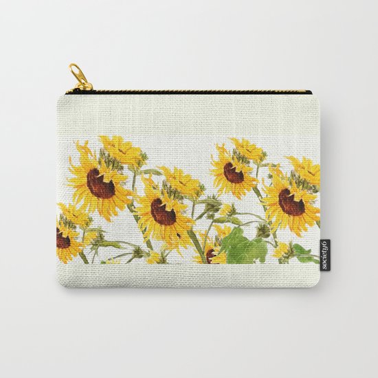 sunflowers Carry-All Pouch