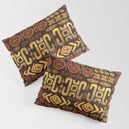 Ethnic African Pattern- browns and golds #11 Pillow Sham