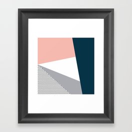 Modern geometry 2 Framed Art Print