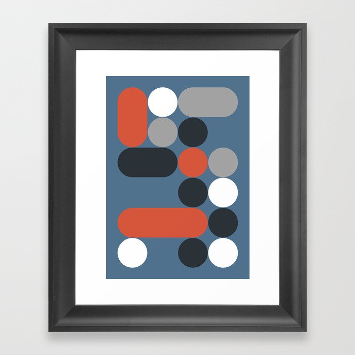 Domino 07 Framed Art Print