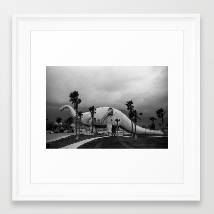 Dinosaur Park Prehistoric California Framed Art Print - 