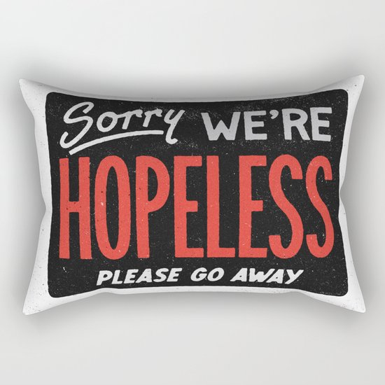 Hopeless Rectangular Pillow
