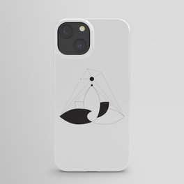 Lotus Mandala. Minimal Graphic iPhone Case