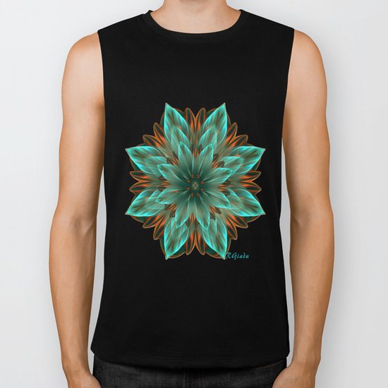 The flower of hope Biker Tank
