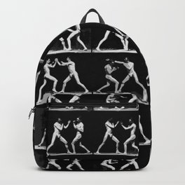 Boxing Vintage Retro Photo. Backpack