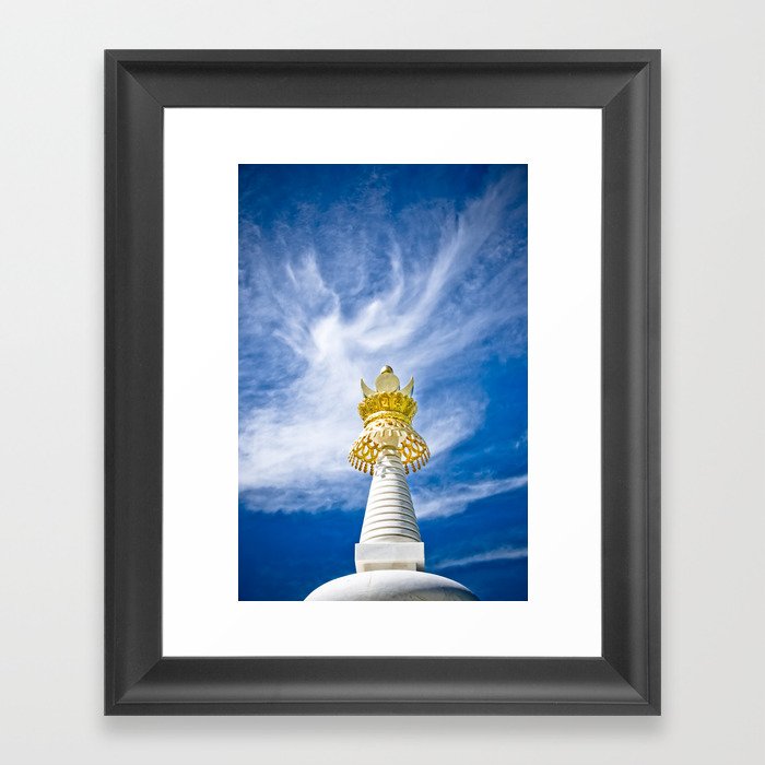 Lerab Ling - Stupa Framed Art Print