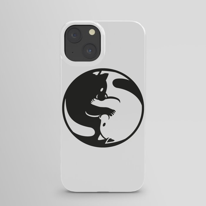 Yin Yang Cat Tao by Tobe Fonseca iPhone Case