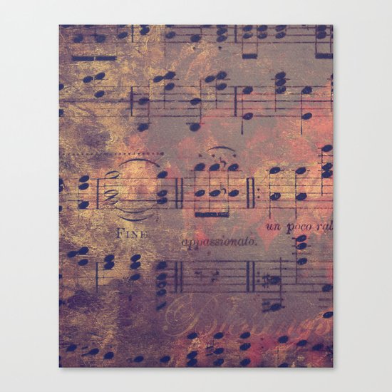 Notes I Keep Canvas Print