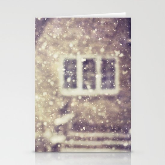 the white stuff Stationery Cards