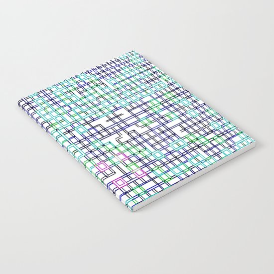 lines colors mystery relaxation in mystery Notebook
