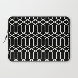 Black and Chiffon Tessellation Line Pattern 10 Pairs DE 2022 Trending Color Almond Milk DEHW01 Laptop Sleeve