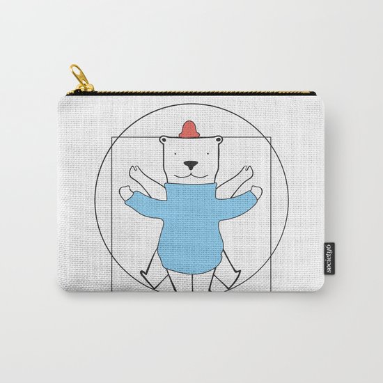 Vitruvian Bear Carry-All Pouch