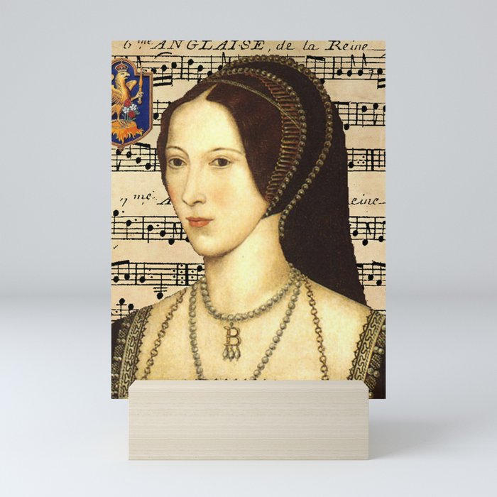 Musical Queen Anne Boleyn Mini Art Print