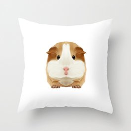 Guinea Pig Just A Girl Loves Wheek Gift Idea Throw Pillow