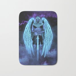 ARCHANGEL Bath Mat | Angel, Graphicdesign, Fantasy, Apocalypse, Angelwings, Archangel, Revelations, Thebible, Fantasyart, Hero 