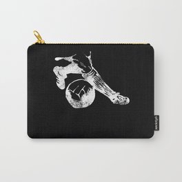 Soccer Player Kicking A Soccer Ball Carry-All Pouch