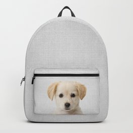 Golden Retriever Puppy - Colorful Backpack