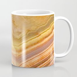 Orange Ripple Mineral Surface Coffee Mug