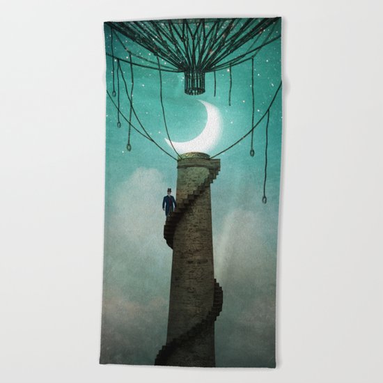 Enter the Sky Beach Towel