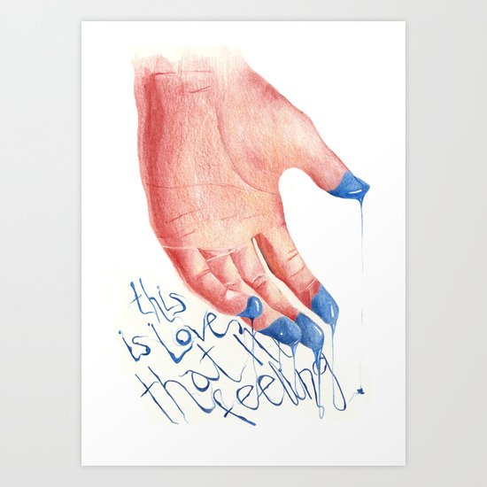 this is LOVE Art Print
