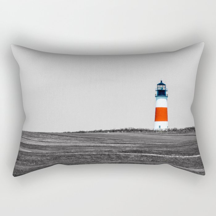 Sanity Head Lighthouse, Nantucket Rectangular Pillow