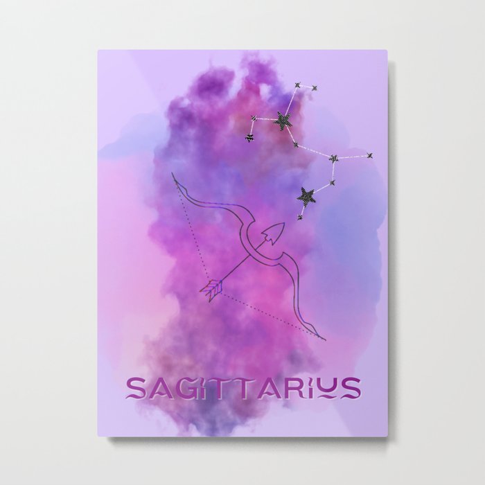 Zodiac Sign Metal Print