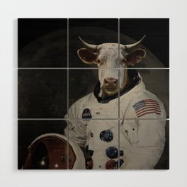 The Cow That Jumped Over the MOOn Wood Wall Art