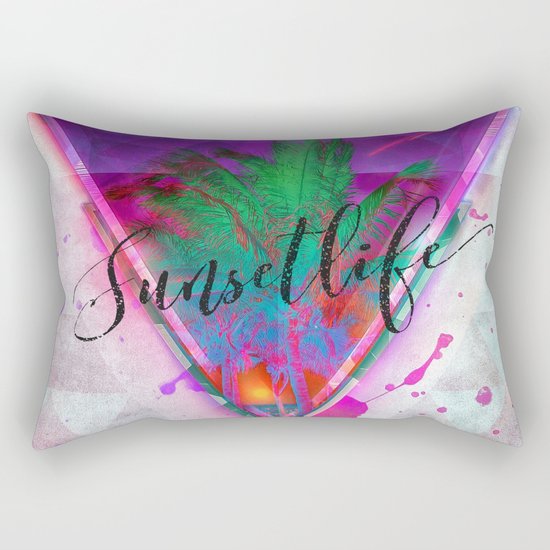 Sunset Life Rectangular Pillow