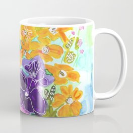 Purple Petunias Coffee Mug