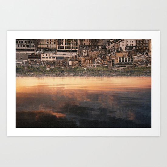 inverted views Art Print