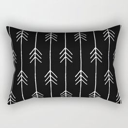 Arrows in Black and White from Peppermint Creek Rectangular Pillow