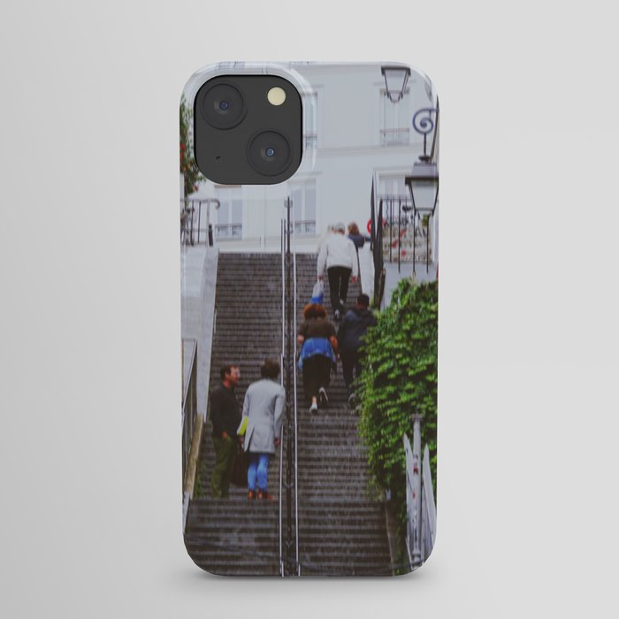 Unfocused Paris Nº 9 | Steep steps to Montmartre | Out of focus photography iPhone Case