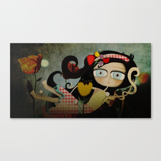Doll Art Cute Childrens Home Decor 2012 Canvas Print