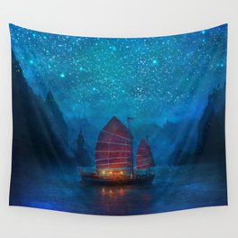 Our Secret Harbor Wall Tapestry