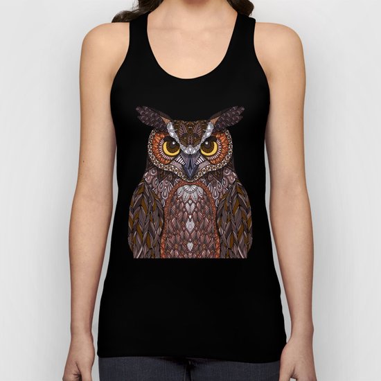 Great Horned Owl 2016 Unisex Tank Top