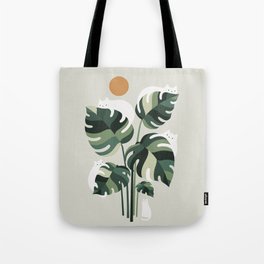 Cat and Plant 11 Tote Bag