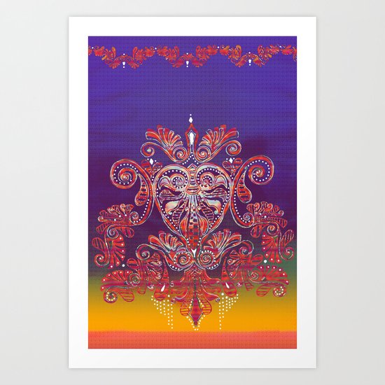 Aunt Nora's Party Art Print
