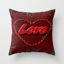 Love Love Love Throw Pillow