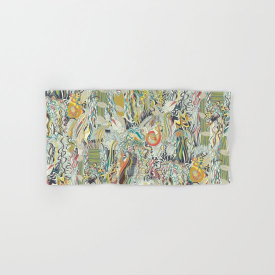 hairspray jungle Hand & Bath Towel