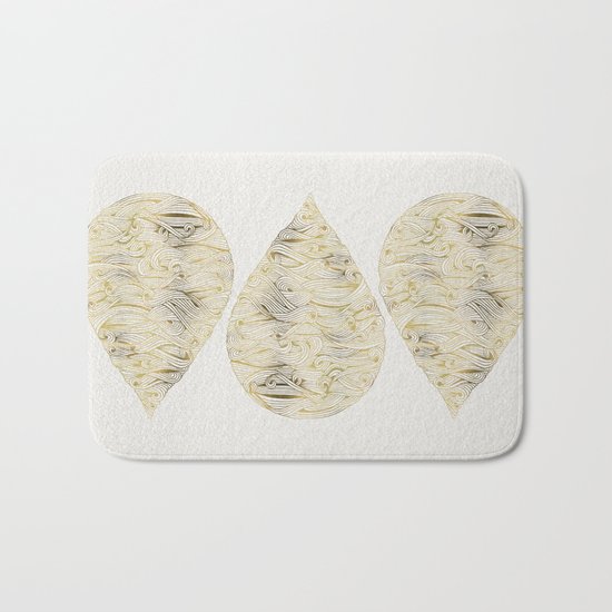 Molten Gold Bath Mat