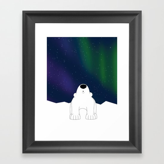 Northern Lights Framed Art Print