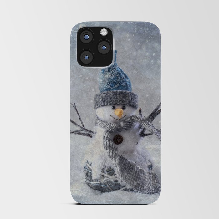 Cute snowman frozen freeze iPhone Card Case