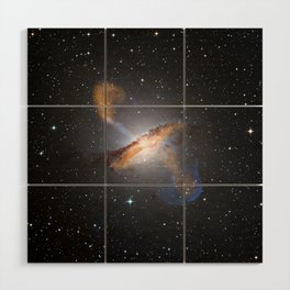 Black Hole Outflows From Centaurus Wood Wall Art