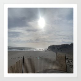 Hamptons Beach Photograph Art Print | Summer, Sun, Minimalism, House, Home, Basic, Digital, Photo, Minimal, Beach 